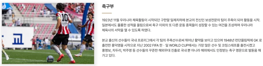 2026학년도 고려대 축구 종목 특기자전형 수시 모집 요강 및 분석